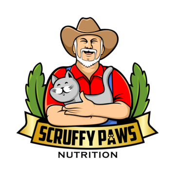 scruffy paws nutrition logo footer
